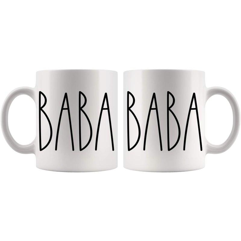 Moon9xx Baba Coffee Cup, Baba Gifts for Christmas, Birthday, Mother's Day, Father's Day, Family Coffee Mug - 11oz - Image 3
